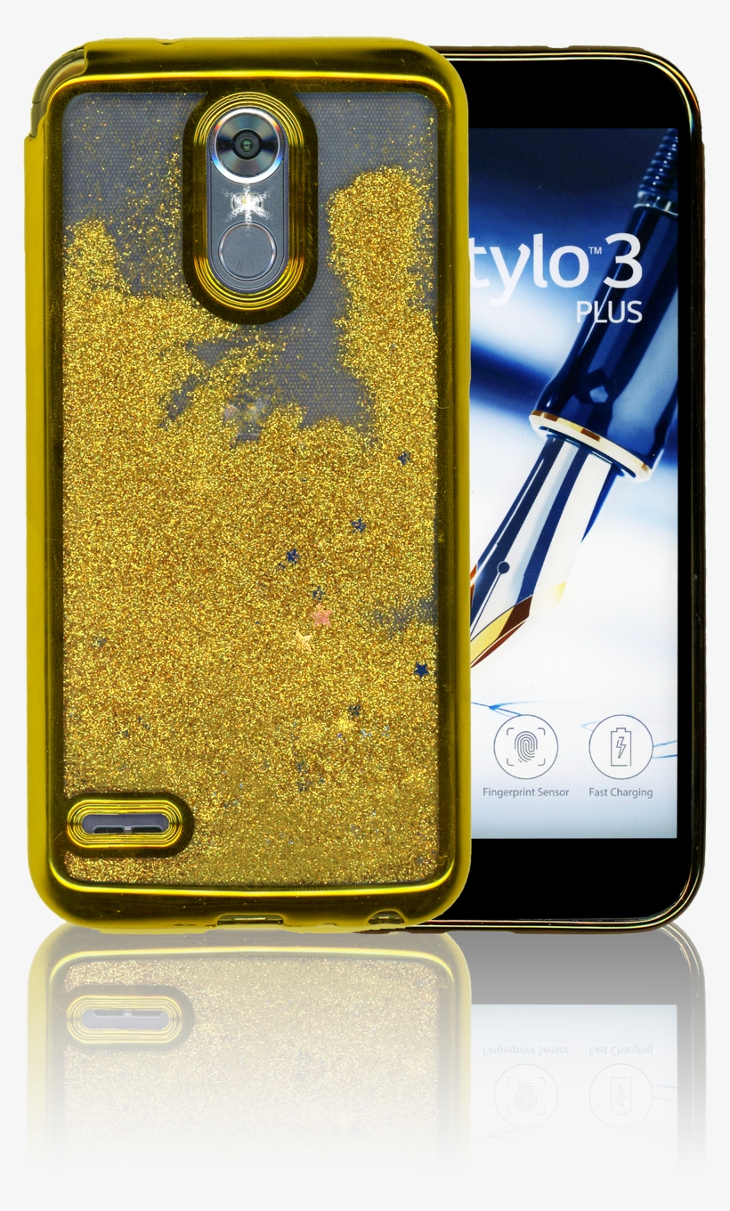 Lg Stylo 3 Mmelectroplated Water Glitter With Stars - Samsung Galaxy, transparent png #9171422