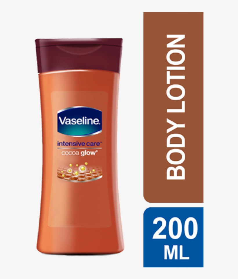Vaseline Intensive Care Cocoa Glow Lotion, transparent png #9171519
