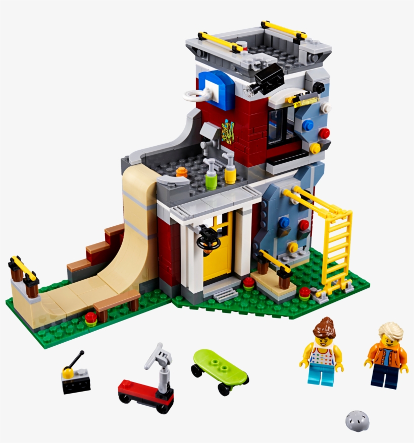 Modular Skate House - Lego Creator 2018 Sets, transparent png #9171615