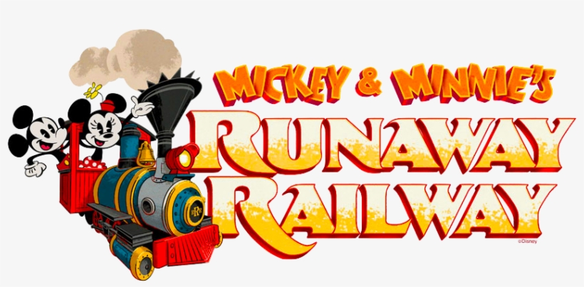 Here's The Logo For The Mickey And Minnie's Runaway - Mickey & Minnie's Runaway Railway, transparent png #9172174