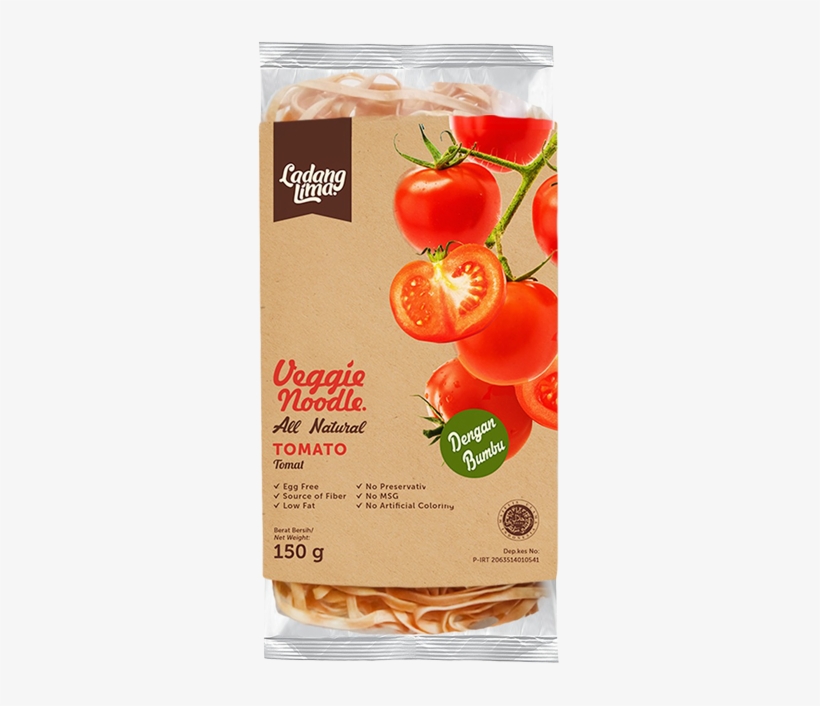 Tomato Veggie Noodle - Mie Ladang Lima, transparent png #9172368