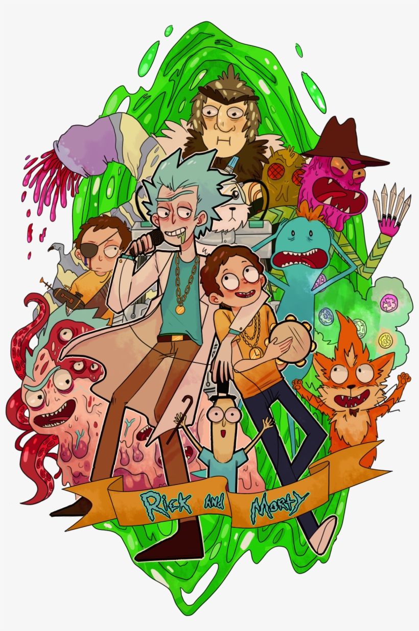 “ My Design For Rick And Morty Contest, transparent png #9172561