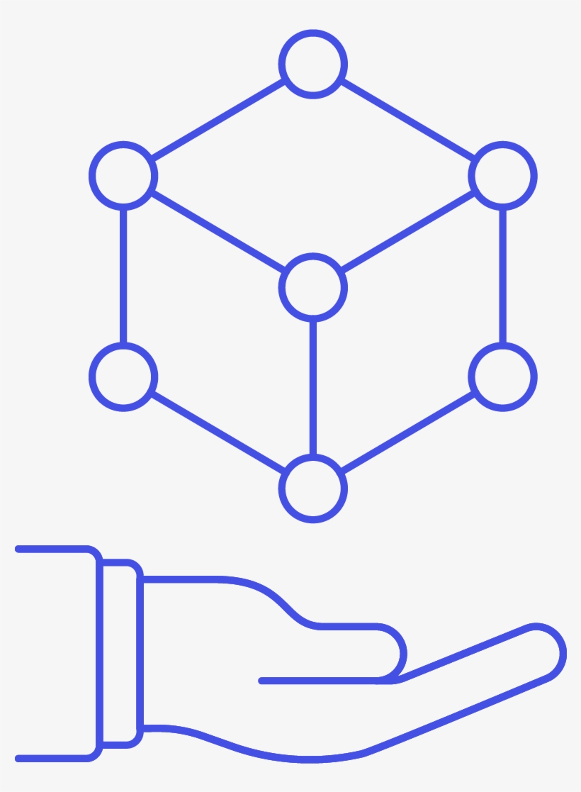 25 Programming 3d Cube Hand - Rootstock Smart Contract, transparent png #9172814