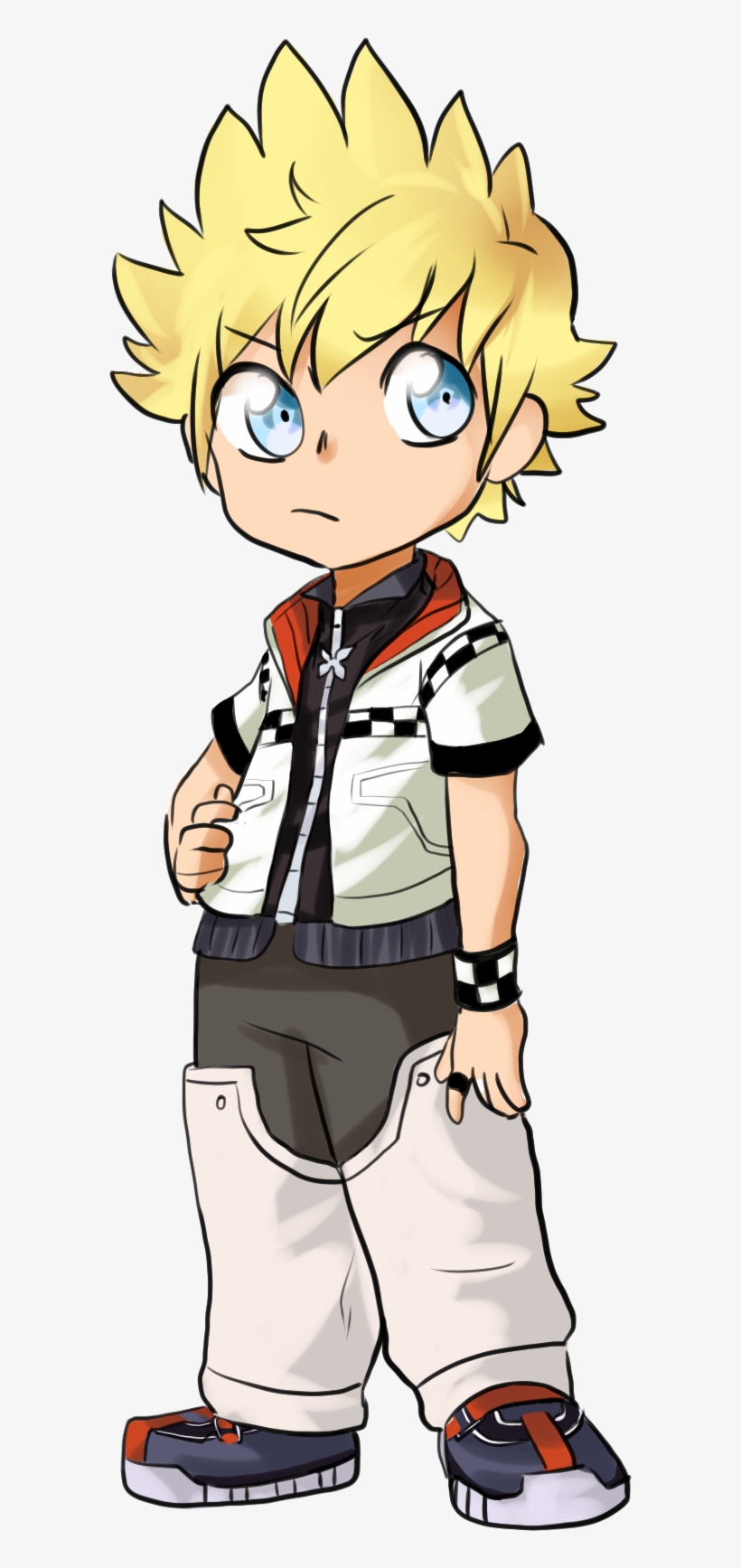 Roxas Sticker Now Available On Redbubble~ - Cartoon, transparent png #9173759