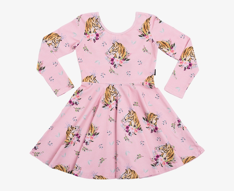 Rock Your Kid Wild Floral Waisted Dress, transparent png #9173845