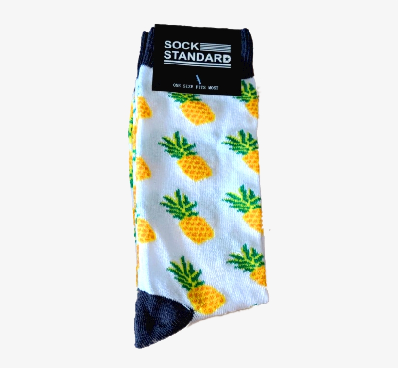 Sock Standard - Pineapples - Miniskirt, transparent png #9174097