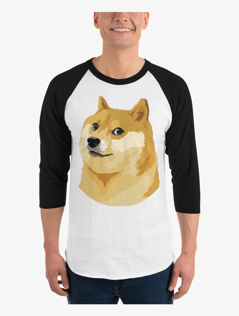 Doge 3/4 Sleeve Raglan Shirt - Wwe Dx 3xl T Shirts 2018, transparent png #9174398
