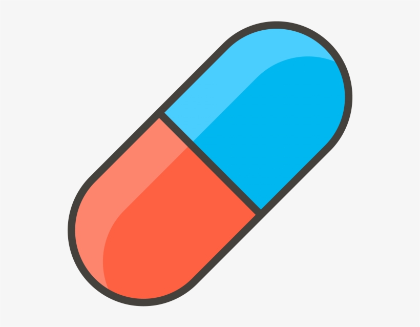 Pill Emoji - Graphic Design, transparent png #9174641