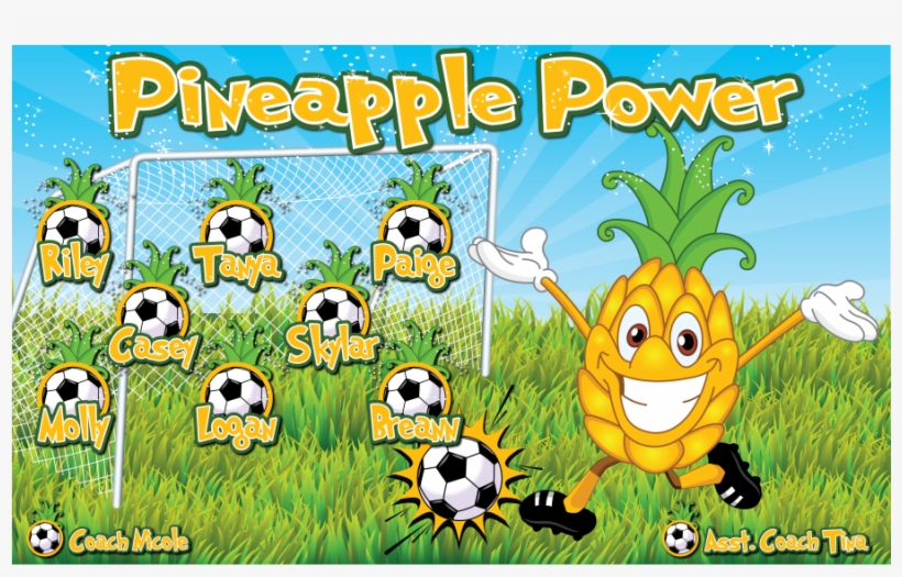 3'x5′ Vinyl Banner Pineapple Power - Power Of The Pineapple, transparent png #9174976