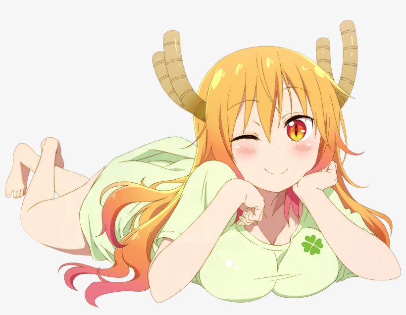 #tohru , #black Background, #barefoot, #blonde, #yellow - Cartoon, transparent png #9175029
