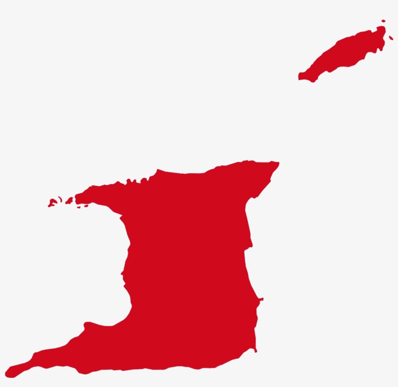Trinidad & Tobago - Trinidad And Tobago Capital Map, transparent png #9175286