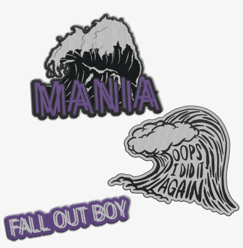 1001 X 1001 3 - Fall Out Boy Mania Patches, transparent png #9176349
