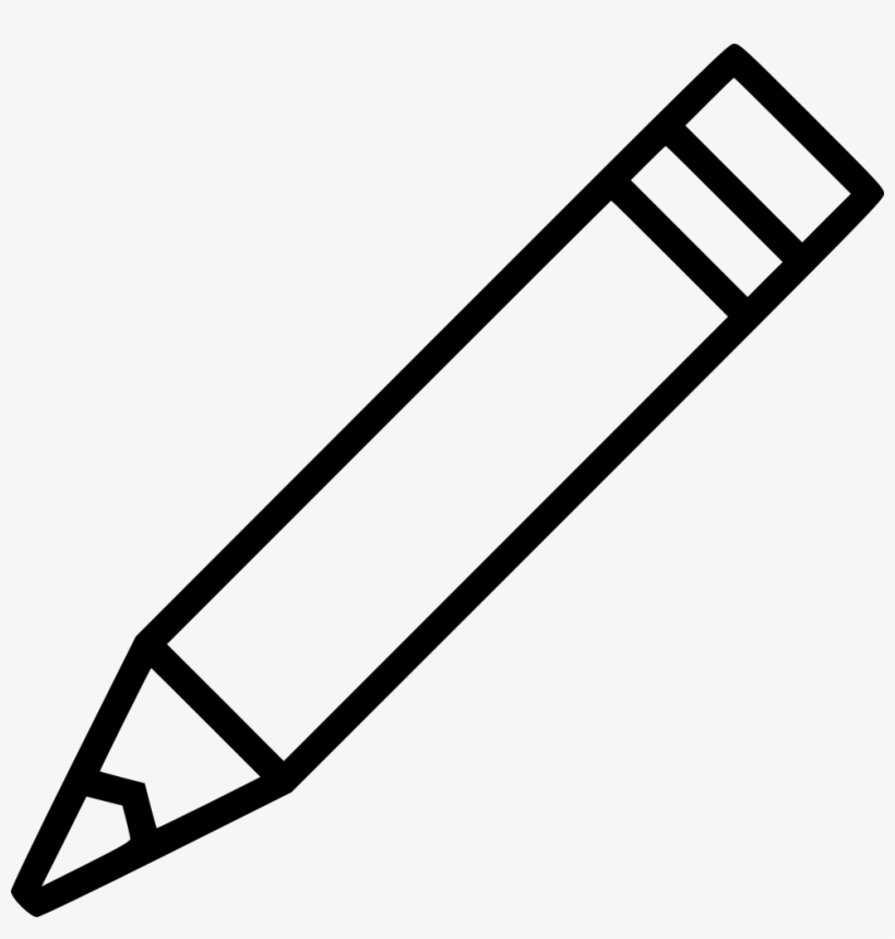 Png File Svg - Outline Pictures Of Pencil, transparent png #9176740