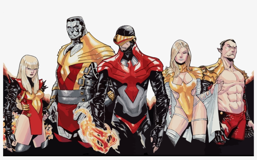 Phoenix Five By Kyouji-kuzunoha Magik Marvel, Marvel - Marvel Phoenix Five, transparent png #9176942