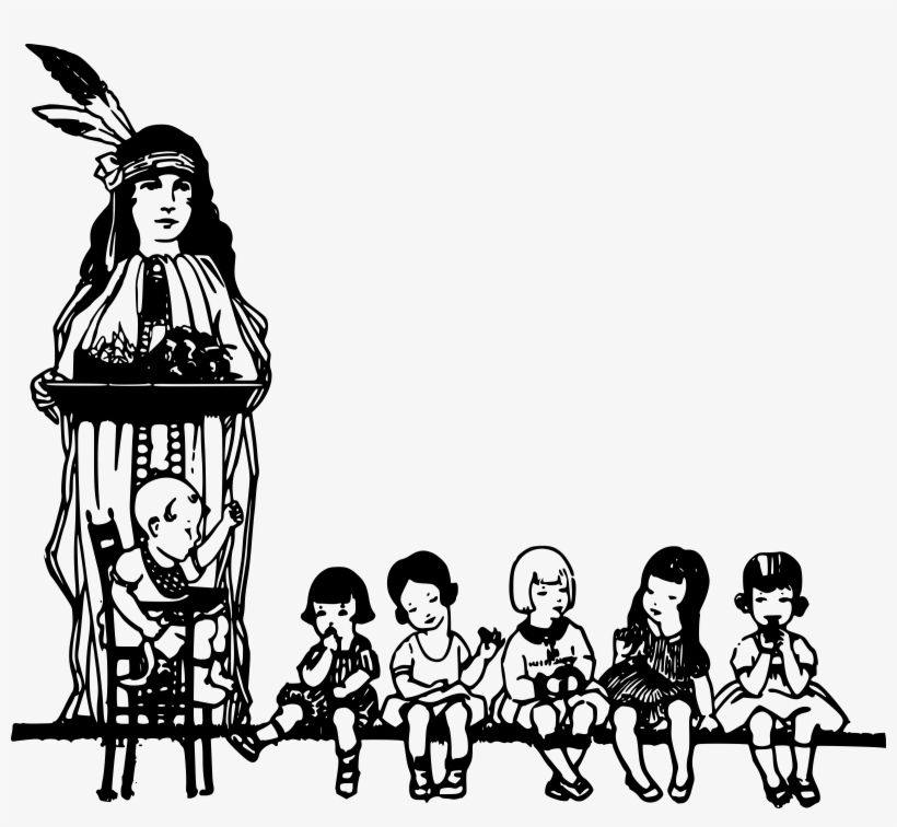 This Free Icons Png Design Of Native American And Children, transparent png #9177376