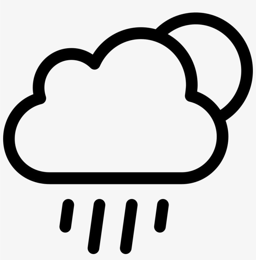 Rainy Weather Symbol Comments - Cloud Symbol, transparent png #9177393