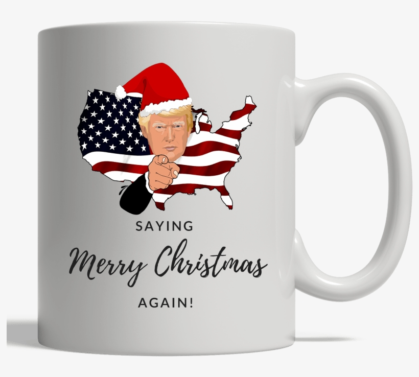 Proud American Girl - Merry Christmas Funny Trump, transparent png #9177433