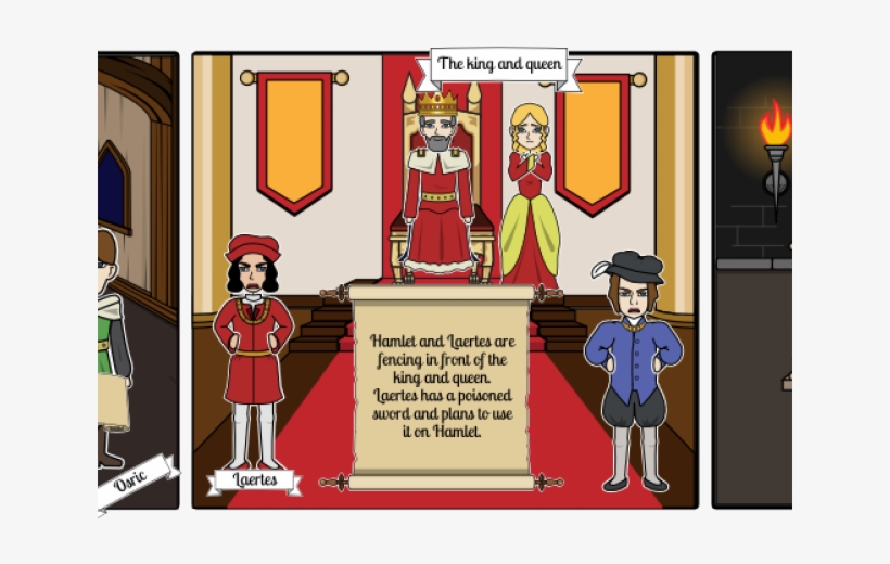 Hamlet Clipart King Sword - Cartoon, transparent png #9178177