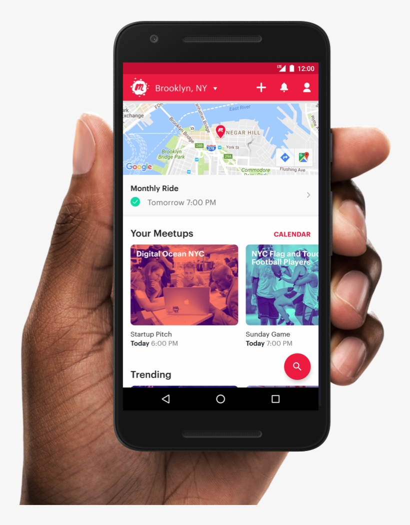 Smartphone Clipart Google Apps - Meetup App, transparent png #9178587