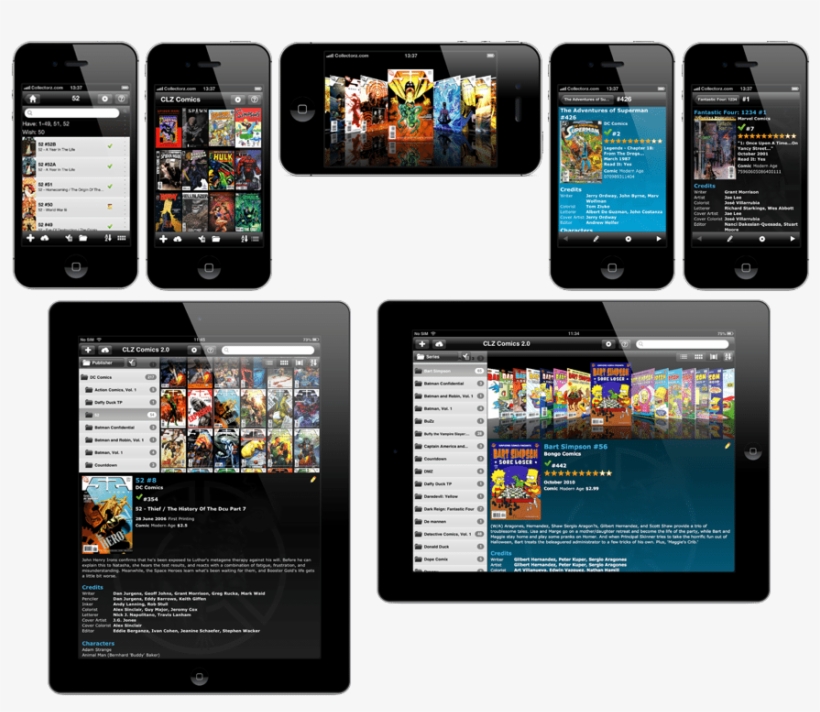 Clz Comic Book App - Iphone, transparent png #9178817