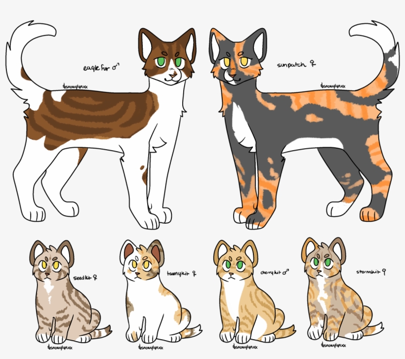 Warrior Cats - Warrior Cats Base F2u, transparent png #9179149