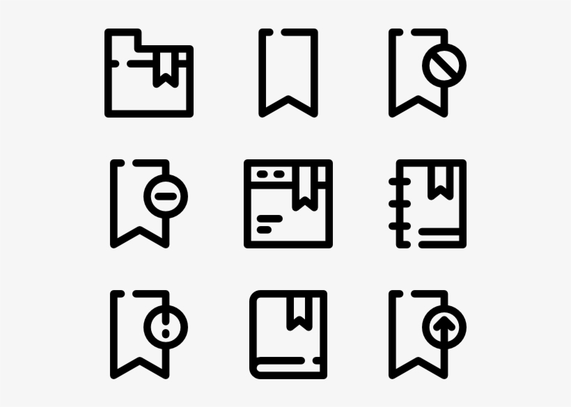 Clip Art Free Stock Icons Free Vector Bookmarks - Building Icon Pack Png, transparent png #9179532