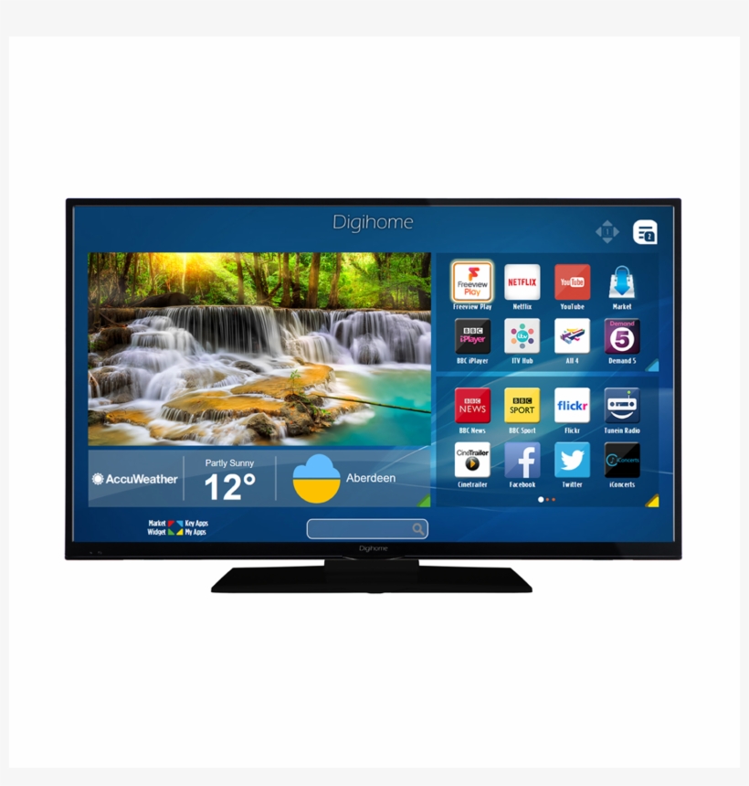 Digihome 43uhdhdr Black - Digihome 43 Inch Tv, transparent png #9179775