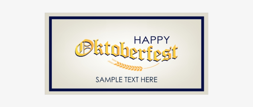 Blank Oktoberfest Vinyl Banner - Graphics, transparent png #9180344