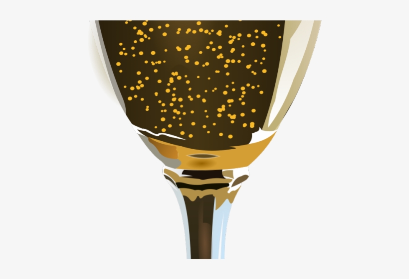 Wine Glass Gold Clipart, transparent png #9181393