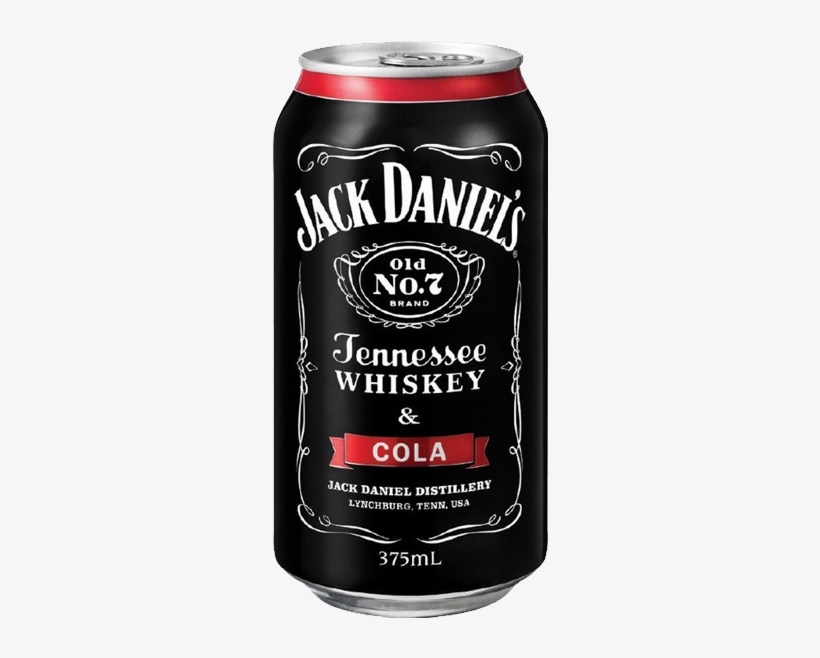 4 Cans Of Jack Daniel's And Cola - Jack Daniels, transparent png #9182108
