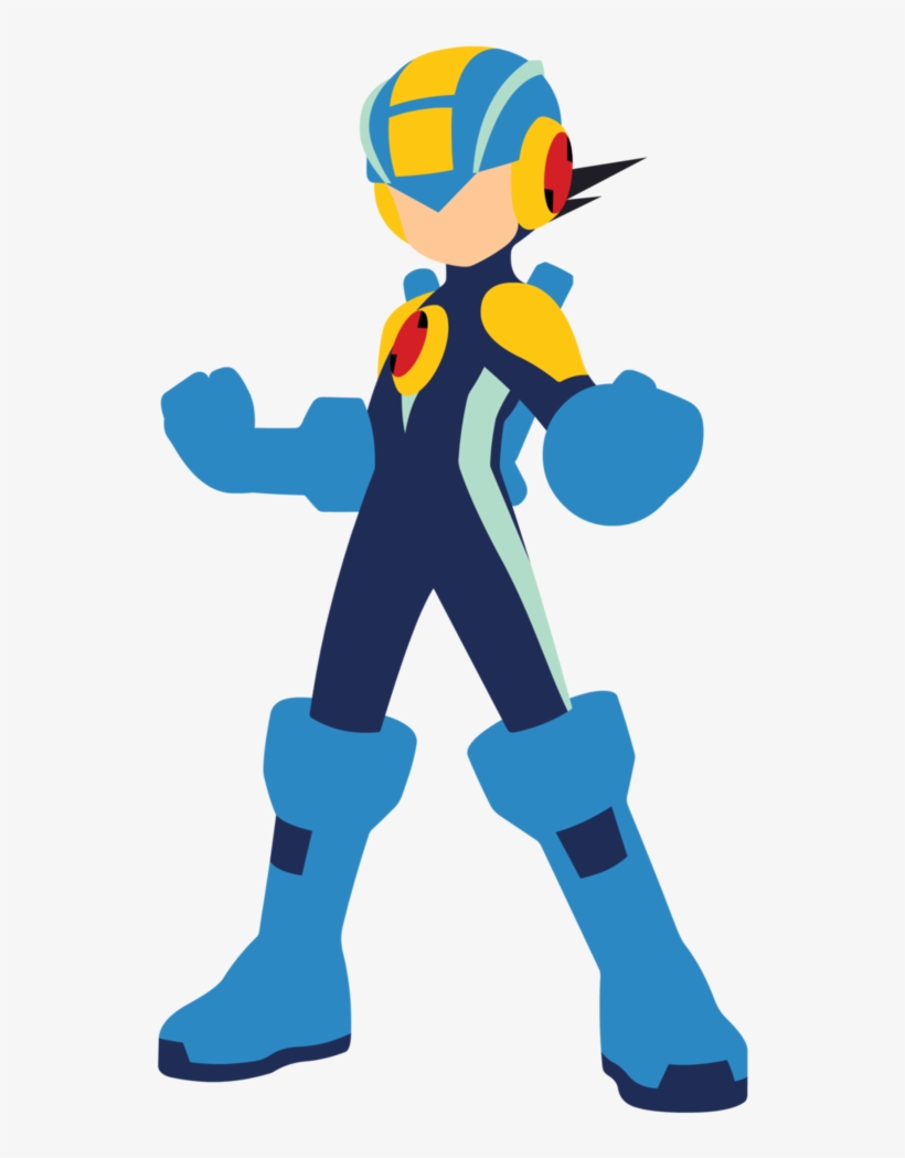 Megaman Vector By Jax89man - Megaman Battle Network Minimalist, transparent png #9182621