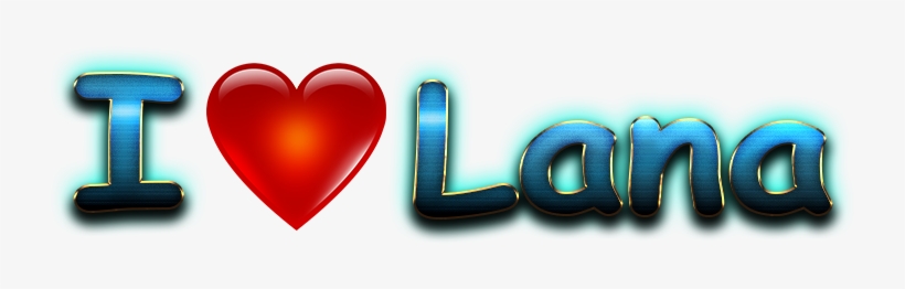 Lana Love Name Heart Design Png - Saima I Love You Name, transparent png #9182787