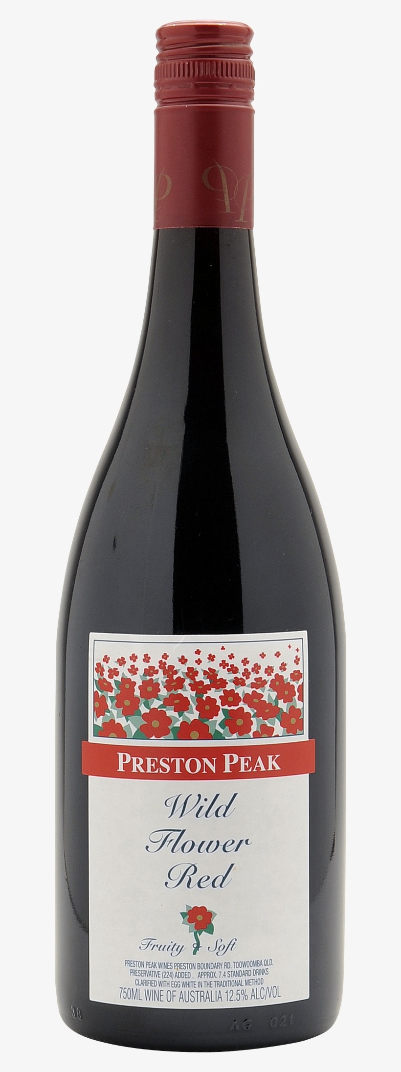 Wildflower Red - La Chapelle Du Marin Cotes Du Rhone, transparent png #9182988