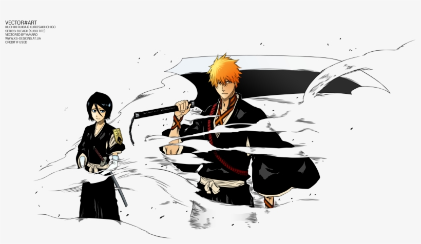 Kuchiki Rukia, Kurosaki Ichigo - Ichigo Death & Strawberry, transparent png #9183385