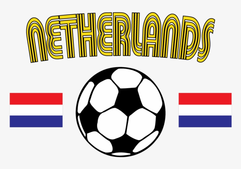 Netherlands Flag Soccer Ball Holland Nederlands Football - Soccer Ball Vector Png, transparent png #9183808