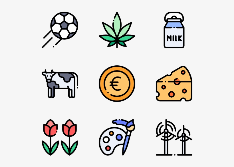 Holland - Netherlands Icon, transparent png #9183879