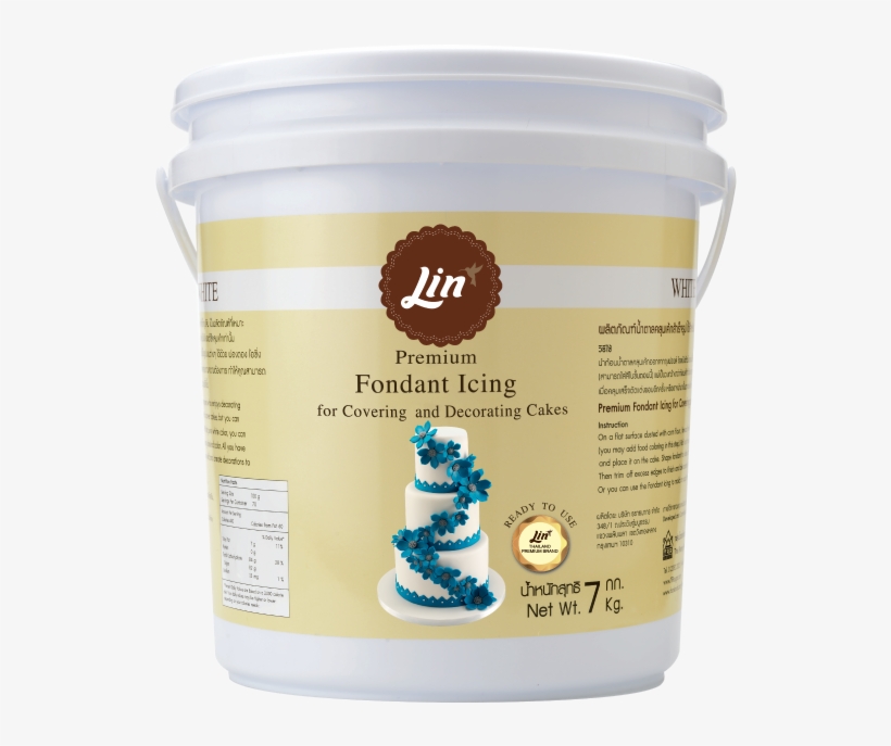 Fondant Icing Sugar - Lin Sugar Fondant Icing, transparent png #9183901