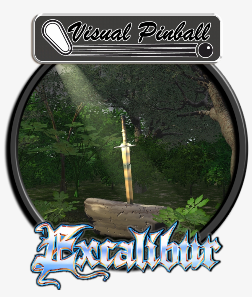Excalibur - Pinball, transparent png #9184711