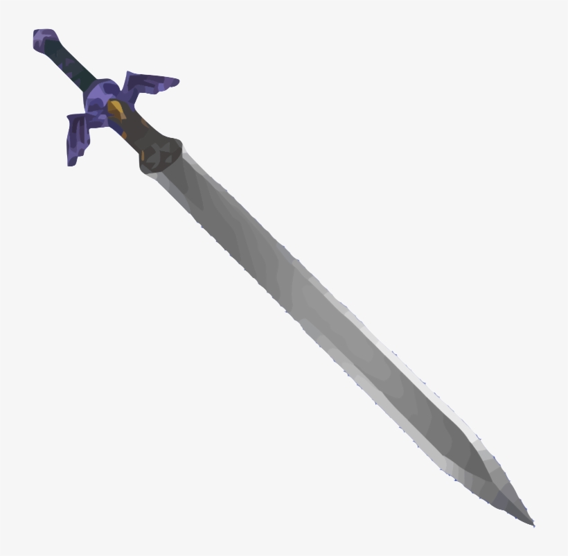The Legend Of Zelda Sword Twilight Princess - Legend Of Zelda Twilight Princess Sword Png, transparent png #9185138