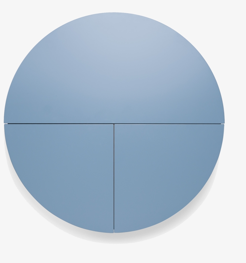 Pill, Wall Mounted Desk In Blue-0 - Circle, transparent png #9185825