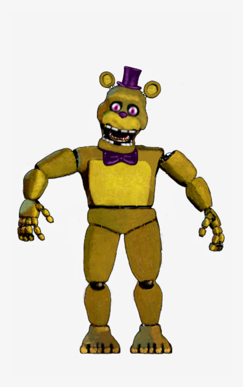 Five Nights At Freddys Bonnie Full Body Download - Fnaf 2 Withered Golden  Freddy PNG Image With Transparent Background png - Free PNG Images