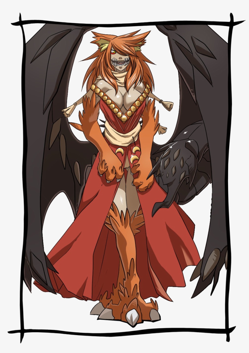 Demi-manticore Traits - - Cartoon, transparent png #9187481