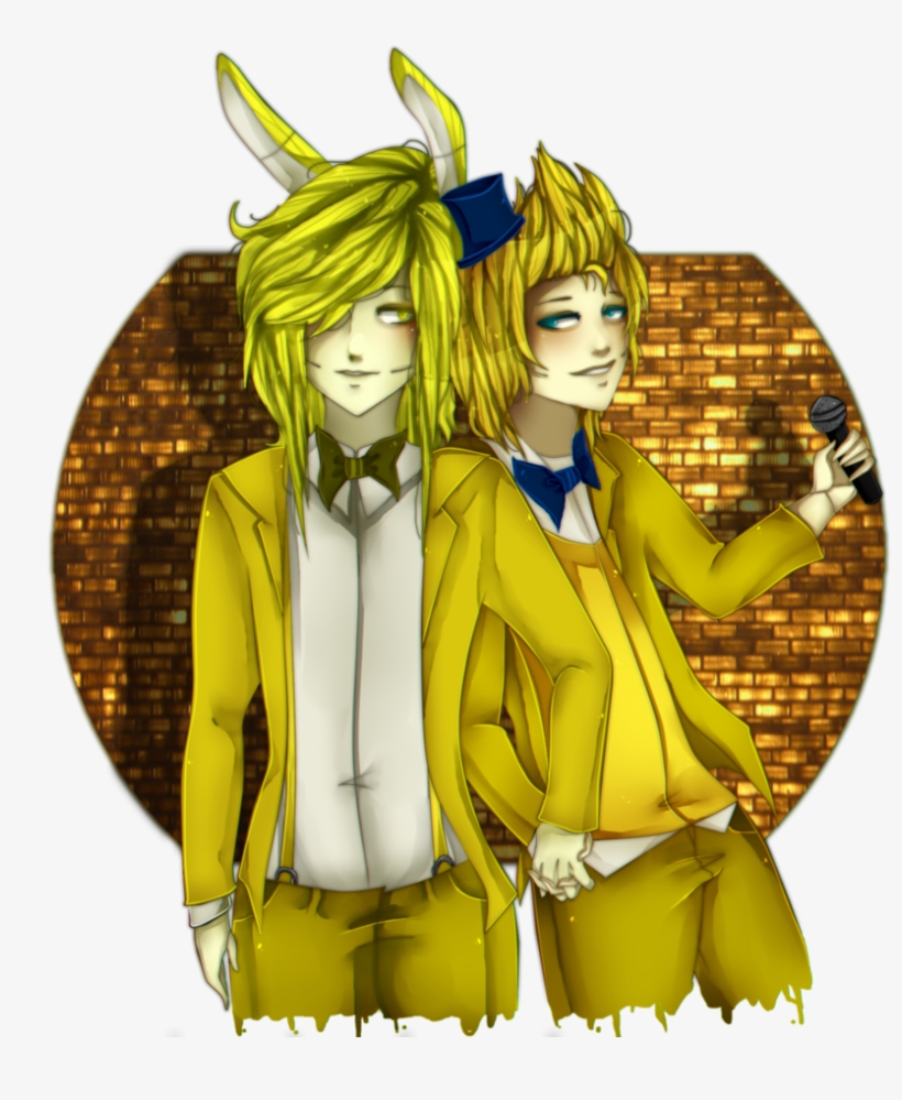 Golden Springs By Ailurophile-chan Fnaf 1, Five Nights - Cartoon, transparent png #9187560