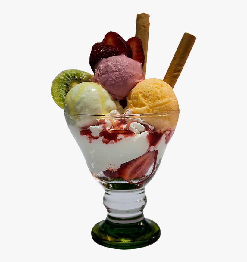 Helados En Copa Png - Copa De Helado Png, transparent png #9187980