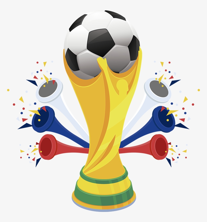 Pegatina Copa Del Mundo Balón - World Cup 2018 Trophy Vector, transparent png #9188018
