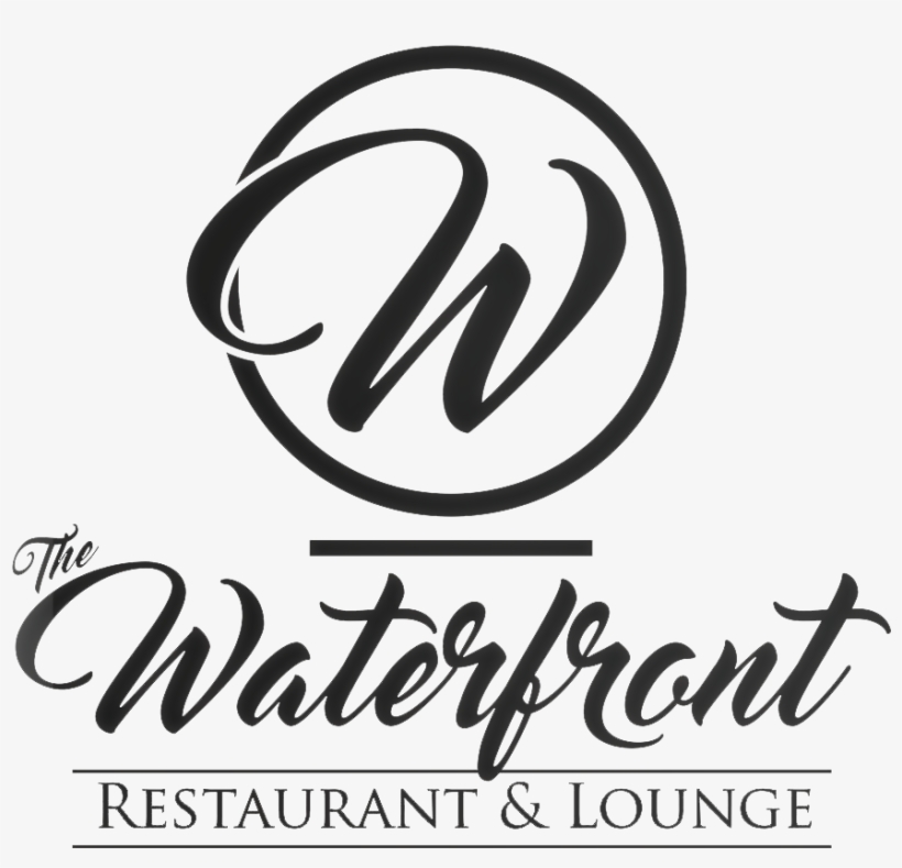 Logo The Waterfront Restaurant - Calligraphy, transparent png #9188334
