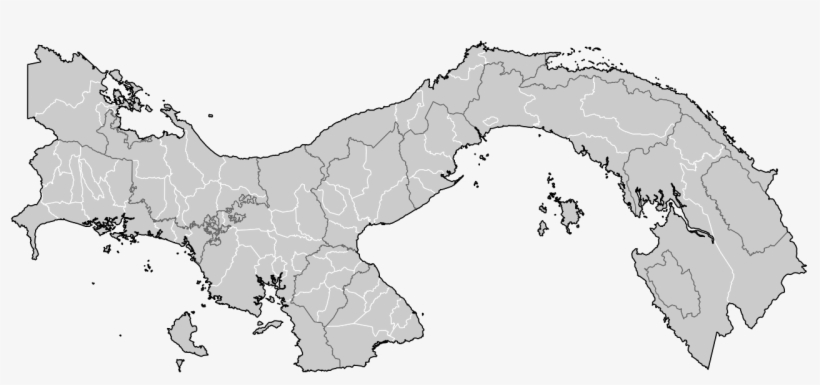 Mapa De Panamá - Panama Country Outline, transparent png #9188794