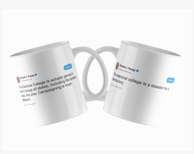 Electoral College Edition @realdonaldtrump - Cup, transparent png #9188796