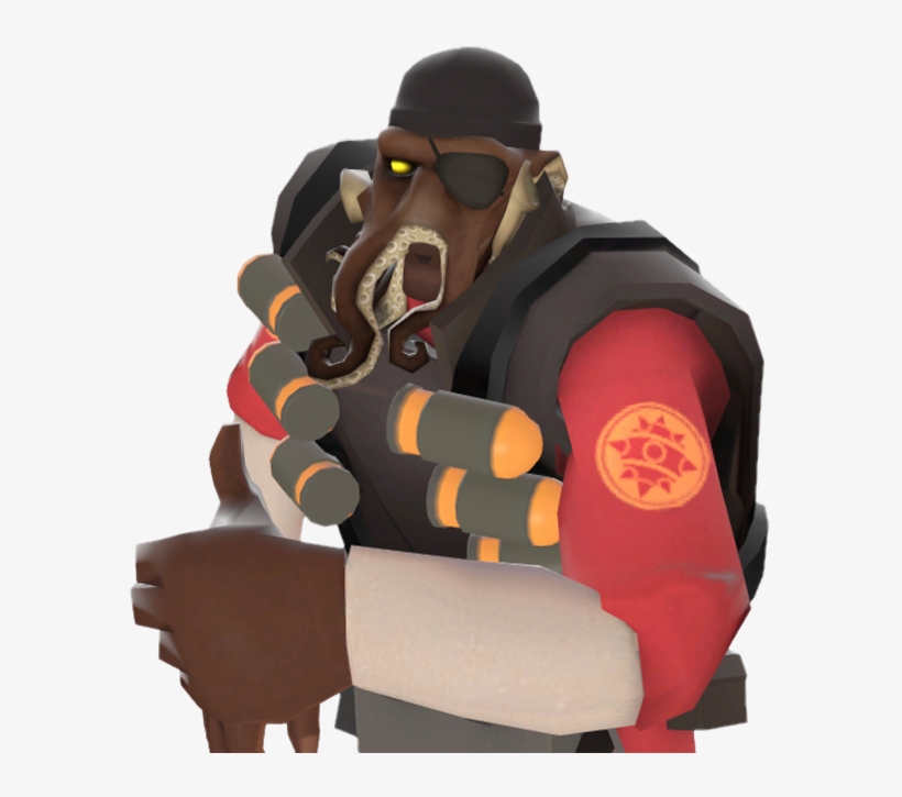 Https - //wiki - Teamfortress - Calamari - Tf2 Davy Jones, transparent png #9188930