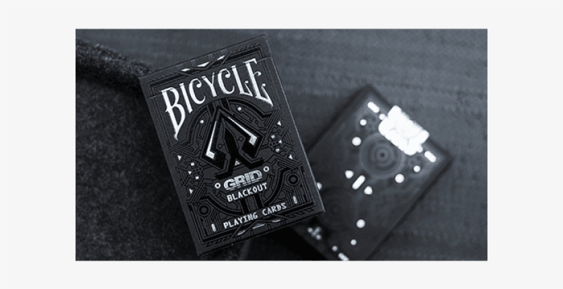 Mazzo Di Carte Limited Edition Bicycle Grid Blackout - Bicycle Playing Cards, transparent png #9189288